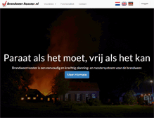Tablet Screenshot of brandweerrooster.nl